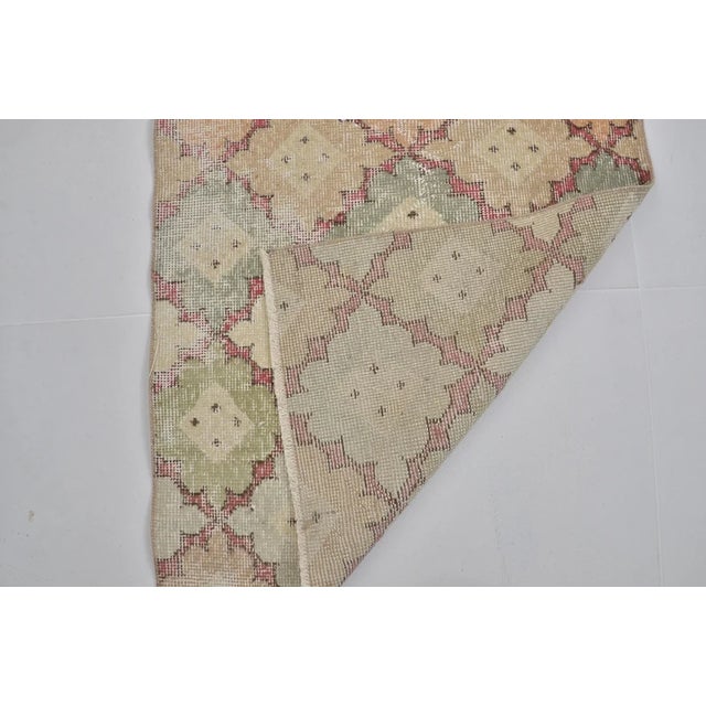 Handmade wool carpet in Turkish Anatolia , Vintage Oushak Rug,Turkish Vintage Anatolian Rug, Handmade wool Rug . One Of...