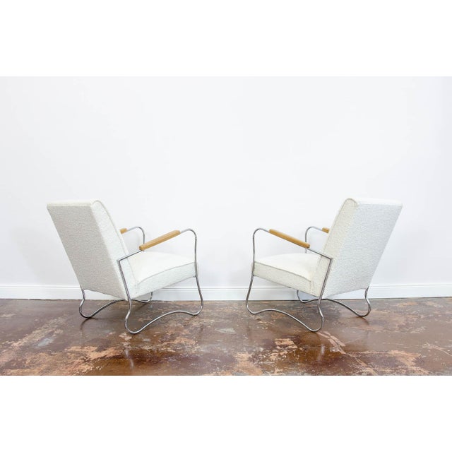 Bauhaus Armchairs by Wschod, Poland, 1950s, Set of 2 For Sale - Image 6 of 18