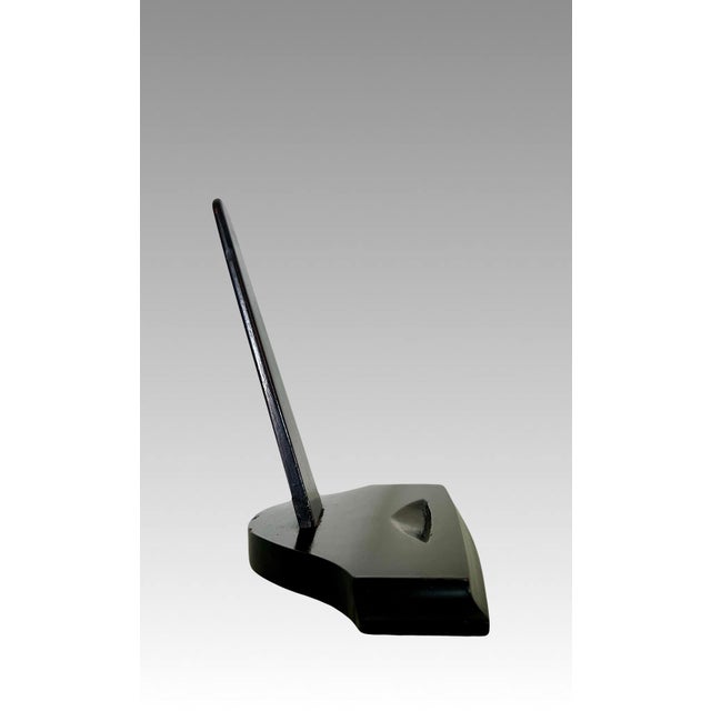 Victorian Antique Victorian English Solid Mahogany Plate or Bowl Display Stand For Sale - Image 3 of 5