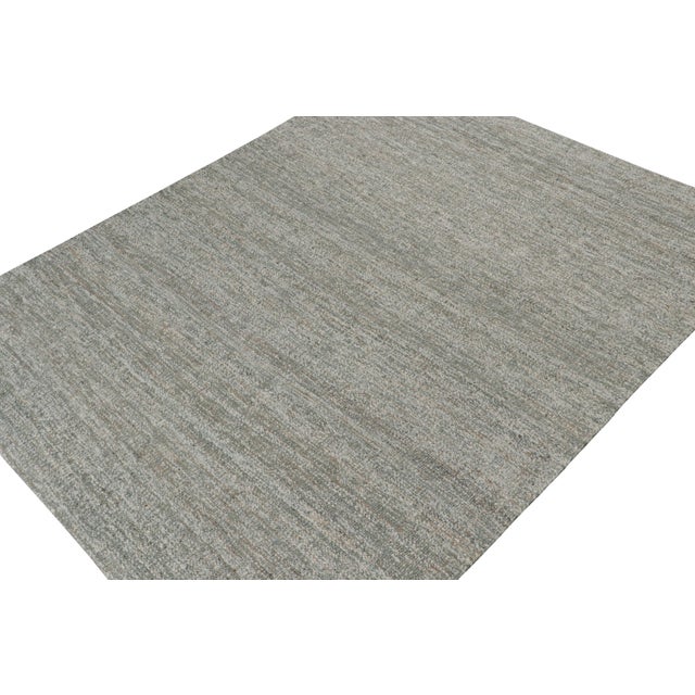 Rug & Kilim 2010s Rug & Kilim’s Contemporary Jute Kilim in Tones of Gray For Sale - Image 4 of 7