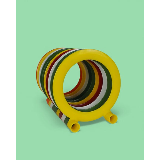 Plastic Vintage Modular Vinyl Record Holder from ZZG Veritas Warszawa, 1970s, Set of 10 For Sale - Image 7 of 10