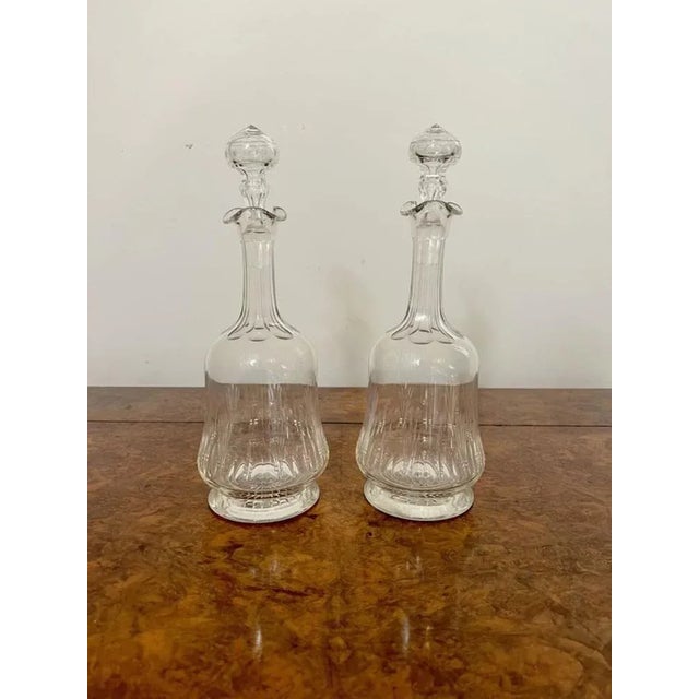 Victorian Decanters, 1880s, Set of 2 For Sale - Image 8 of 8