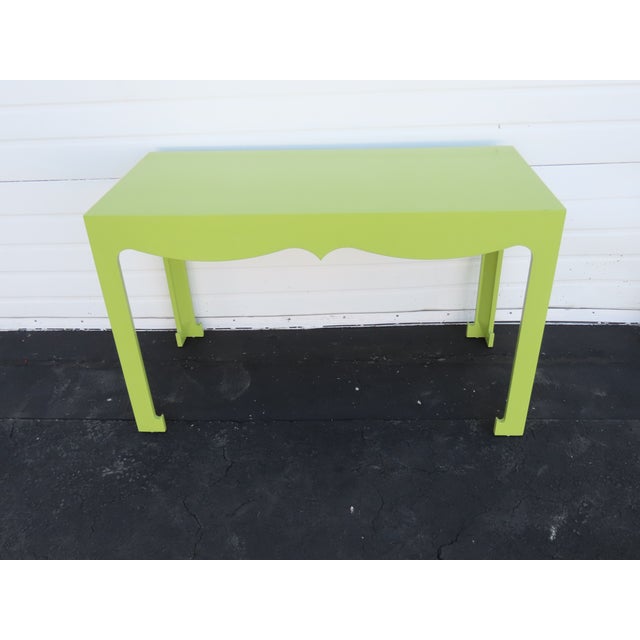 Bungalow 5 Villa and House Jordan Collection Painted Green Writing Desk 6920 For Sale - Image 18 of 18