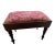 Antique 1800s French Bidet Stool Upholstered Bench For Sale