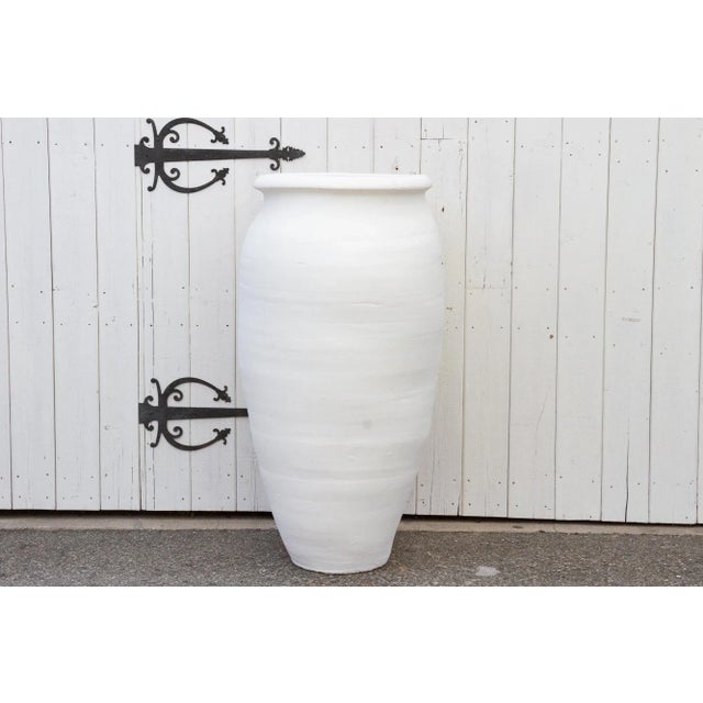 Sculpture Materials Large Turned Greek Clay Planter For Sale - Image 7 of 9