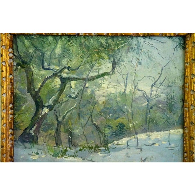 Alberto Carosi, Landscape View, 20th Century, Oil Painting on Board, Framed For Sale - Image 12 of 18