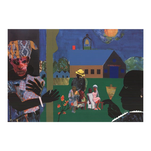 Romare Bearden School Bell Time, 1994 For Sale