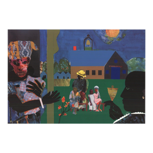 Romare Bearden School Bell Time, 1994