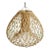 Contemporary Rattan Java Drop Pendant Light Medium For Sale