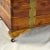 American Late 1800s Antique Americana Revival Hand Crafted Cedar Chest With Brass Banding For Sale - Image 3 of 12