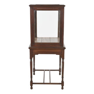 Vintage Wooden Display Cabinet For Sale