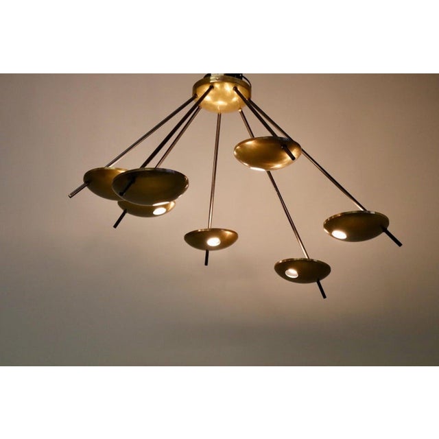 Metal Model 1036 Ceiling Lamp from Stilnovo, 1950s For Sale - Image 7 of 13