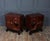 French Art Deco Bedside Cabinets in Figured Walnut, 1930s, Set of 2 For Sale - Image 15 of 16