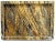 Substantial Granite Magma Gold 18" x 13" Lipped Tabletop Serving Tray The lip is 3/4" thick. Measures 18" long, 13" wide...