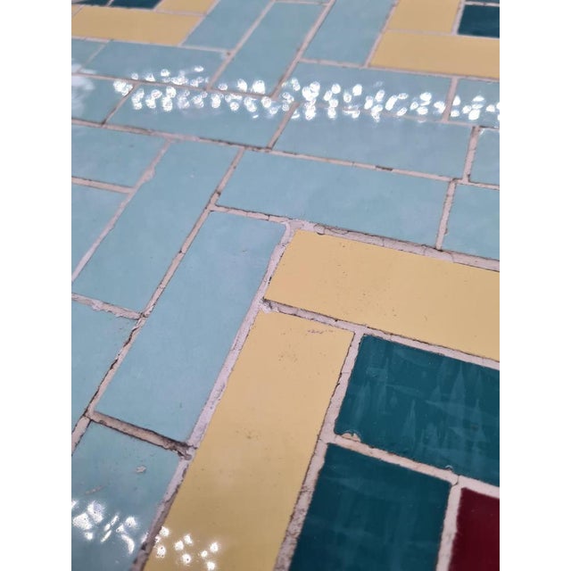 Mid-Century Modern Mosaic Side Table from Howa Germany, 1950s For Sale - Image 4 of 9