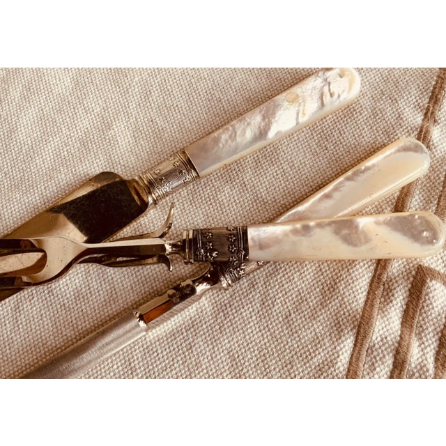 American Belle Époque Elegance: Three-Piece Carving Set For Sale - Image 10 of 12