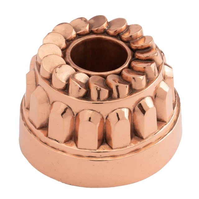 English Copper “coin” Bundt Mold With Tin Lining, 1800's For Sale - Image 10 of 10