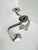 Silver Sculptural Model Turner Candlesticks by Xavier Lust for Driade Kosmo, Italy, 2000s, Set of 2 For Sale - Image 8 of 15