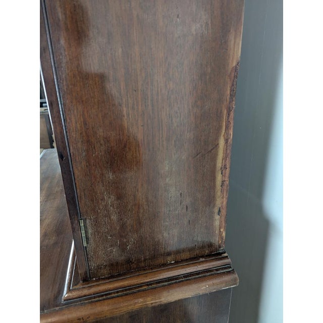 English Mahogany Bookcase with Secretary For Sale - Image 12 of 14