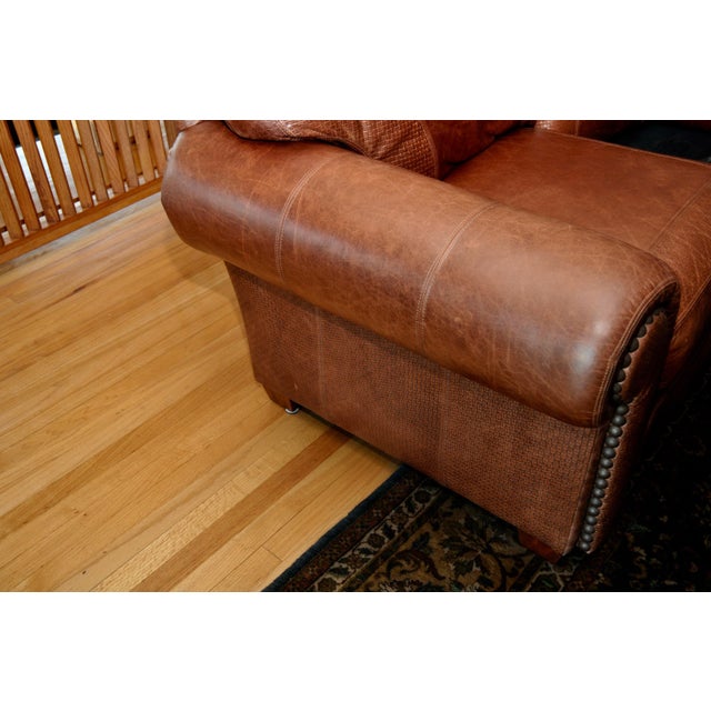 Stickley Cibola Internationale Santa Fe Style Leather Sofa Chairish