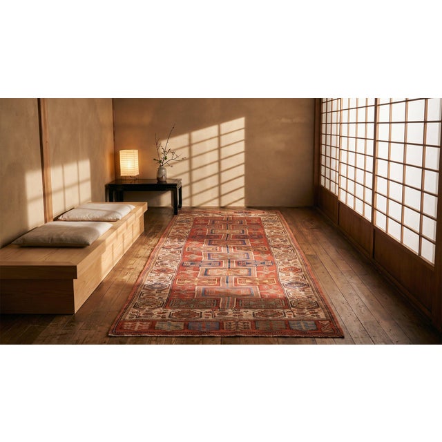 Mid-19th Century Turkish Anatolian Konya Runner Carpet (4'3" x 11'6"-130 x 351) For Sale - Image 15 of 15