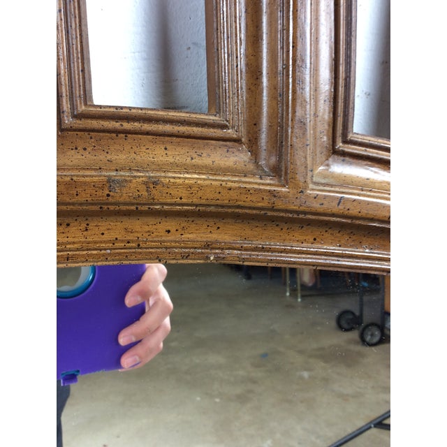 Pair of Mid Century Modern Mirrors With Arch Top Wood Frame For Sale - Image 13 of 18