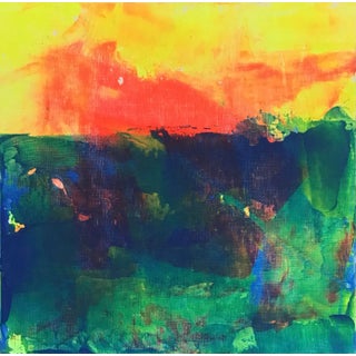 “CV110221” Contemporary Abstract Study Acrylic Painting on Canvas Panel For Sale