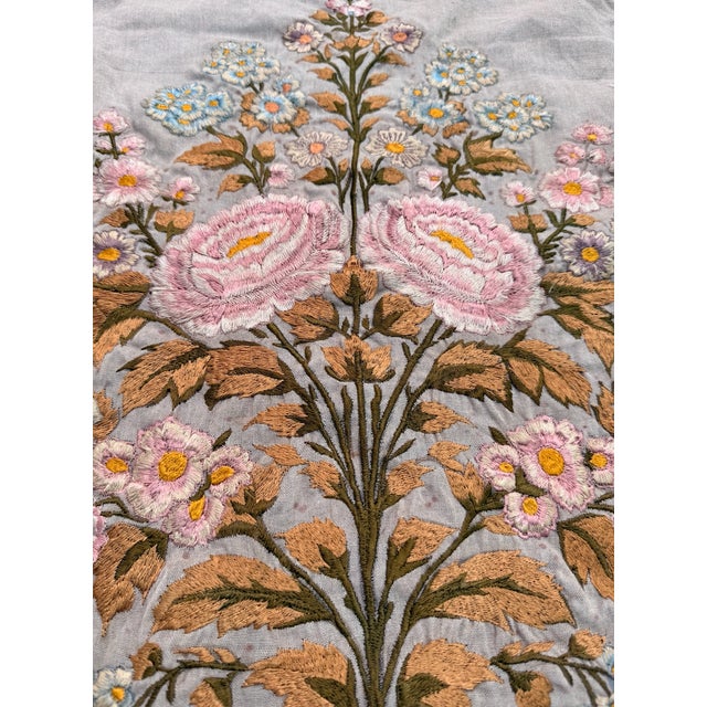 Vintage English Flora Tapestry, 1970s For Sale - Image 4 of 6