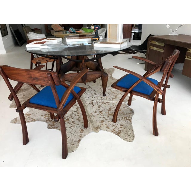 Arthur Espenet Carpenter Rare Pair of Wishbone Chairs by Arthur Espenet Carpenter For Sale - Image 4 of 5