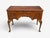 Traditional Queen Anne, Lowboy Writing Desk, Crotch Mahogany Veneer, Walnut, England, 19th C. For Sale - Image 3 of 16