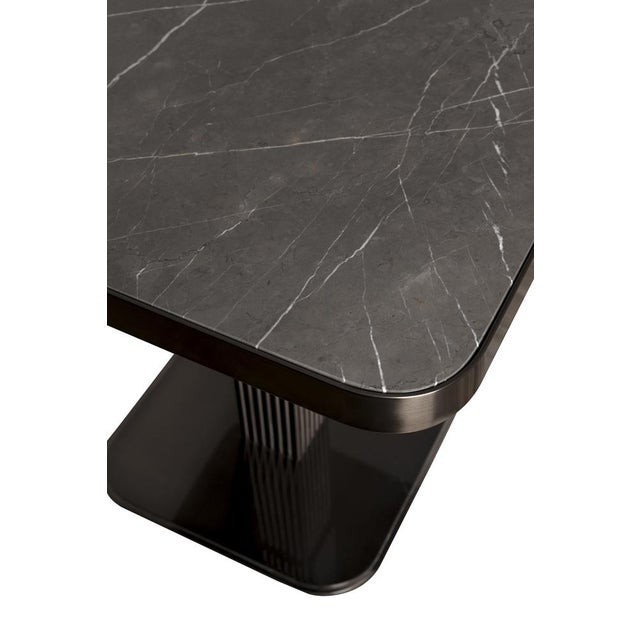 Contemporary Staten Dining Table by Porus Studio For Sale - Image 3 of 8