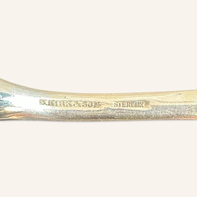 Late 19th Century Antique Repousse Table/Serving Spoon Marked S. Kirk & Son Inc. For Sale - Image 5 of 5