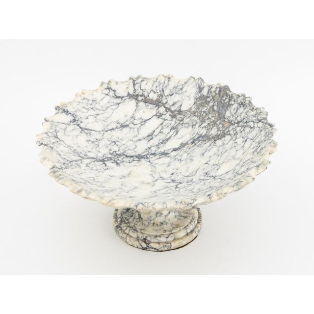 Stone Italian Neoclassical Style Alabaster Tazza For Sale - Image 7 of 8