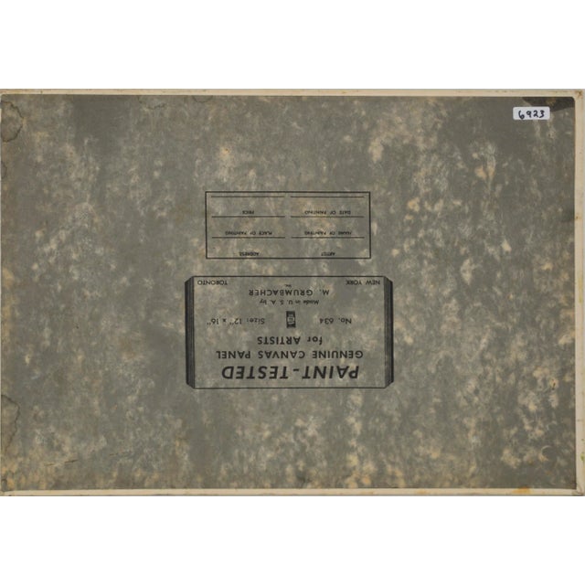 1950s Mid Century Fields of Wheat Landscape by Genevieve Rogers For Sale - Image 5 of 5