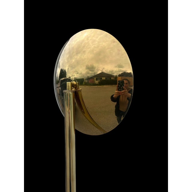 Wood Vintage Teak and Brass Floor Lamp from Drimmer, 1980s For Sale - Image 7 of 9