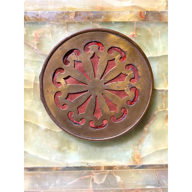 Antique 19th Century French Ormolu Mounted Green Onyx Mantle Clock For Sale - Image 12 of 12