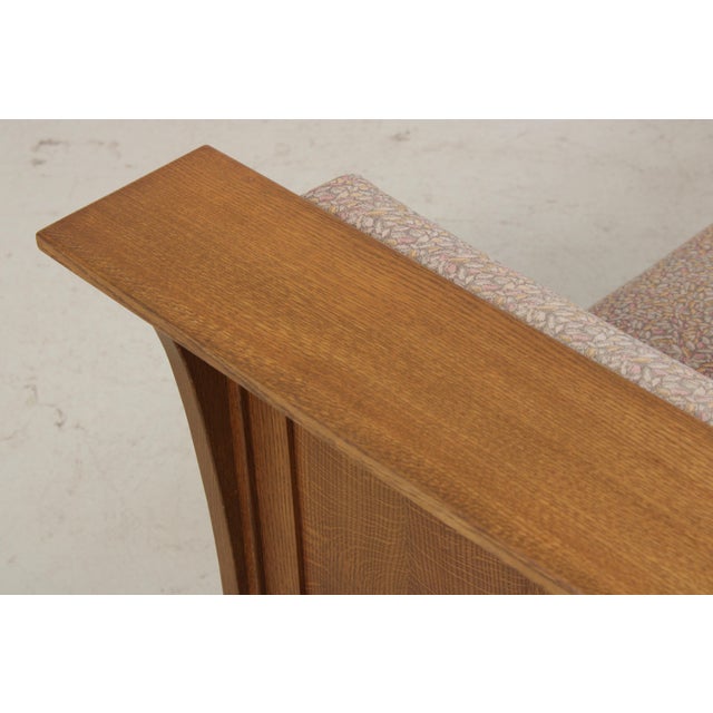 Stickley Mission Oak Prairie Settee Sofa For Sale - Image 12 of 18