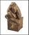 The sculpture is of impressive craftsmanship and versatile size, measuring approximately 7" tall x 4.5" x 6.5" , and is in...