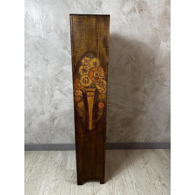 Art Deco Brown Wooden Etagère, 1925 For Sale - Image 11 of 14