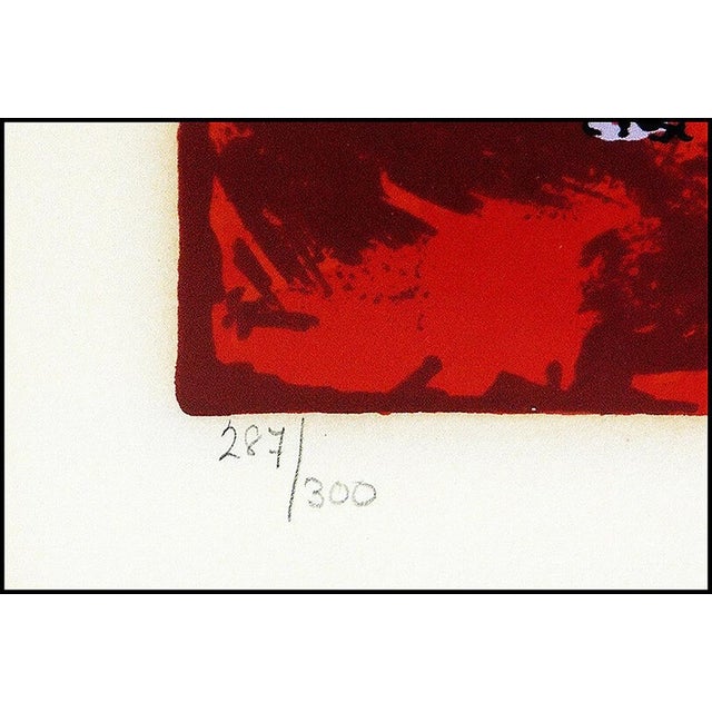 Leroy Neiman 1970s Red Corrida, LeRoy Neiman For Sale - Image 4 of 5