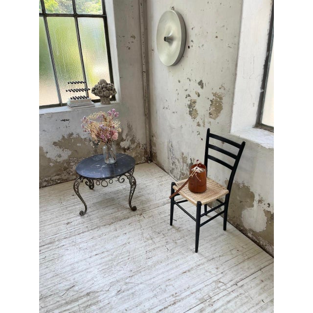 Metal and Black Marble Coffee Table by René Drouet, 1960s For Sale - Image 4 of 18