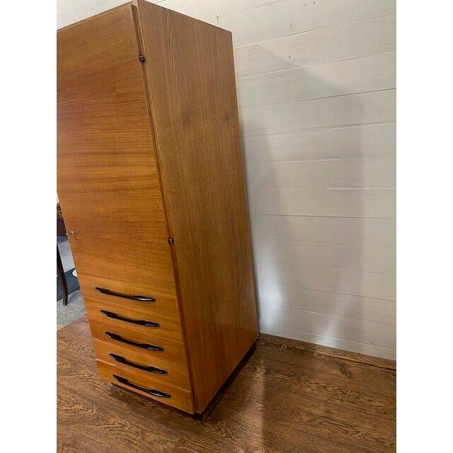 Glass Vintage Modular Set with Closet by Mojmir Pozar, 1960, Set of 2 For Sale - Image 7 of 17