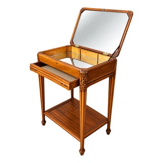 Art Nouveau Dressing Table in Walnut, 1890s For Sale