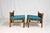 Mid 20th Century Mid-Century Woven Rattan Tatami Floor Chairs - A Pair For Sale - Image 5 of 12