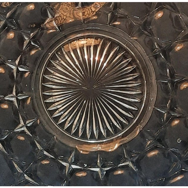 Fostoria Vintage Fostoria American Serving Plate Torte Cake Platter Clear Glass 14" For Sale - Image 4 of 4