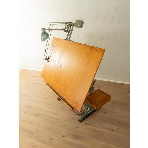 Brown Drafting Table by Nestler, 1950s For Sale - Image 8 of 18
