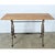 The surface of this French 19th-century tavern table is a unique combination of rustic material and elegant Belle Epoch...