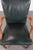 English Green Cowhide and Wooden Gainsborough Desk Chair For Sale - Image 6 of 13