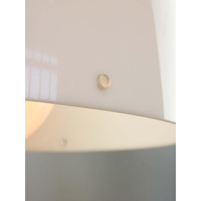 Large Space Age Pendant Light in White from Guzzini, 1970s For Sale - Image 14 of 18