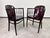 Rare bentwood armchairs by Thonet. Professionally stained and repolished. This piece is attributed to the mentioned...